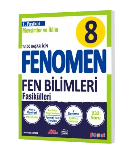 8 FENOMEN FEN BİLİMLERİ 1.FASİKÜL (MEVSİMLER VE İKLİM)
