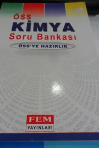 ÖSS Kimya Soru Bankası (İkinci El)