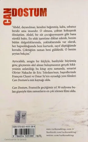 Can Dostum Philippe Pozzo di Borgo Turkuaz Kitap %35 indirimli