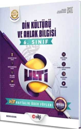 Ulti Yayınları 6. Sınıf Din Kültürü ve Ahlak Bilgisi Haftalık Ödev Föy