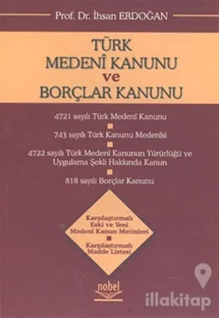 Türk Medeni Kanunu ve Borçlar Kanunu