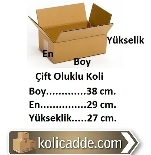 Hazır Koli 38x29x27 cm.