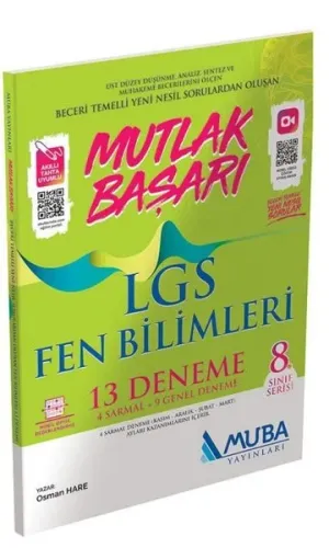Muba Mutlak Başarı 8. Sınıf LGS Fen Bilimleri 13 Deneme-YENİ