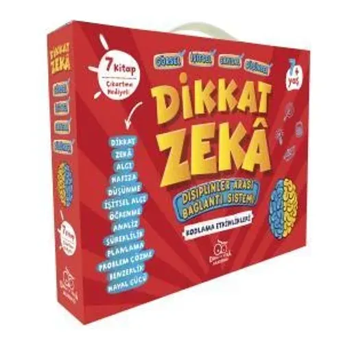 Dikkat - Zeka 1. Sınıf Seti - 7 Yaş  (7 Kitap)