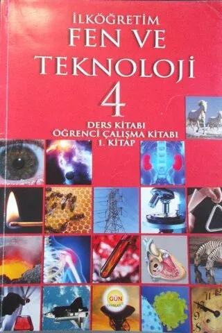 4. Sınıf Fen ve Teknolji Ders Öğrenci Çalışma Kitabı 1. Kitap