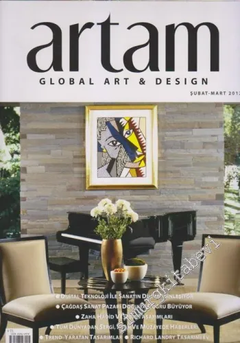 Artam Global Art and Design - Dosya: Dijital Teknoloji İle Sanatın Dili Zenginleşiyor - Çağdaş Sanat Pazarı Doğu'ya Doğru Büyüyor  - Sayı: 16      Şubat - Mart