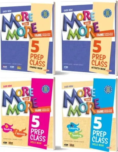 Kurmay ELT 5. Sınıf More More English Power Course Book 4 lü Set