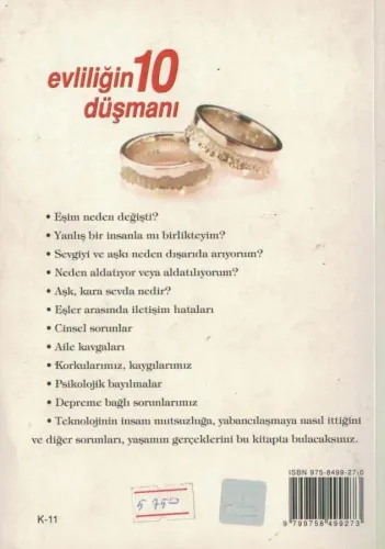 Evliliğin 10 Düşmanı Nihat Kaya Nesil %55 indirimli