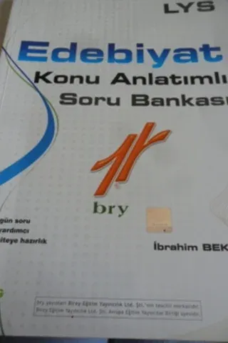 LYS Edebiyat Konu Anlatımlı Soru Bankası