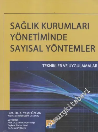 Sağlık Kurumları Yönetiminde Sayısal Yöntemler -         2013