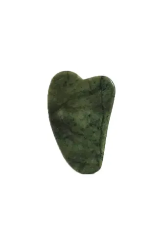 Yeşim Taşı Jade Roller Yüz Masaj Aparatı- Gua Sha Yeşim Doğal Masaj Ta