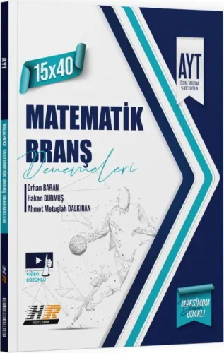 YKS AYT HIZ VE RENK DENEME (15*40) MATEMATİK - 26 2027