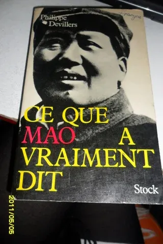 Ce Que Mao A Vraiment Dit