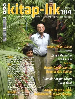 Kitap-lık Aylık Edebiyat Dergisi Mart - Nisan 2016 - 184