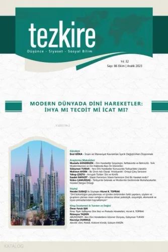 Tezkire 86. Sayı