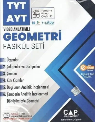 Çap Yayınları TYT AYT Geometri Seti