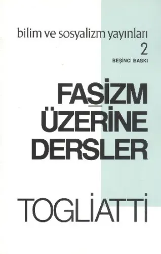 Faşizm Üzerine Dersler