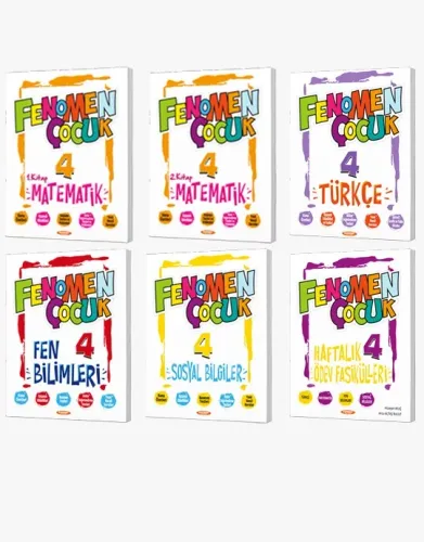 Fenomen Çocuk Yayınları 4. sınıf 6'lı Set