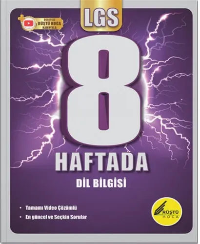 Rüştü Hoca 8. Sınıf 8 Haftada LGS Dil Bilgisi