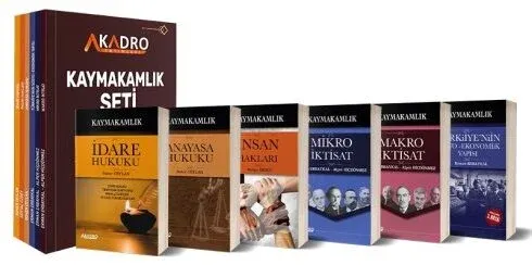 A Kadro Yayınları Kaymakamlık Konu Anlatım Hazırlık Seti