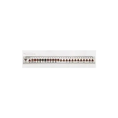 HATAS TRAFİK İŞARETLİ CETVEL 30cm.