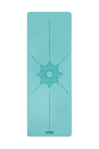 Sun Series Kaydırmaz 5mm Yoga Matı - Su Mavisi
