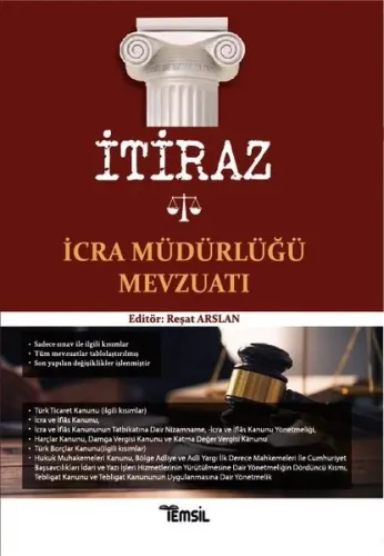İTİRAZ İcra Müdürlüğü Mevzuatı