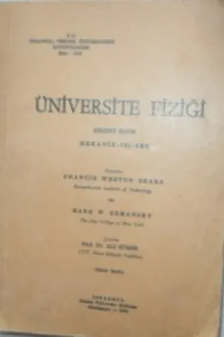 Üniversite Fiziği Mekanik-Isı-Ses