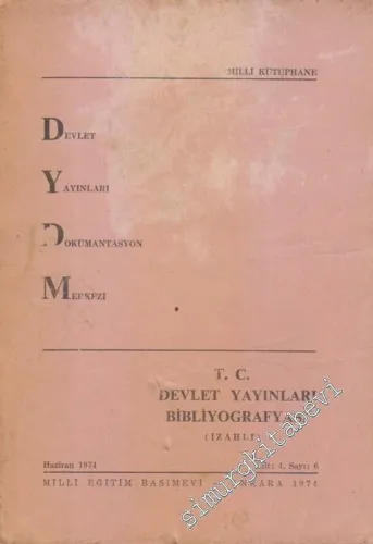 TC Devlet Yayınları Bibliyografyası -