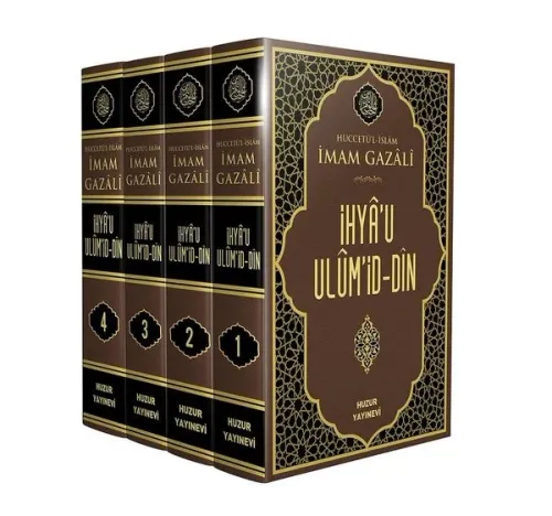 İhyau Ulumiddin – 4 Cilt / Büyük Boy - Huzur Yayınevi - Selam Kitap