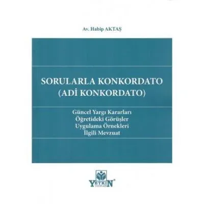 Sorularla Konkordato (Adi Konkordato)