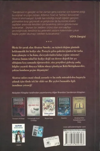 Alcatraz Kötü Kütüphanecilere Karşı Brandon Sanderson Akılçelen Kitapl