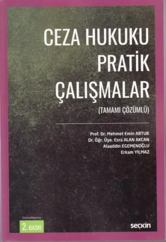 Ceza Hukuku Pratik Çalışmalar