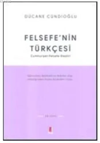 Felsefe’nin Türkçesi