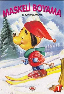 Maskeli Boyama Serisi TV Kahramanları - 4 Kitap Takım