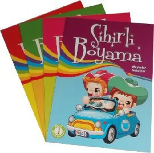 Sihirli Boyama 4 Kitap