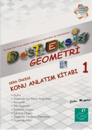 Kartezyen Desteksiz Geometri- Ders Öncesi Konu Anlatım Kitabı 1