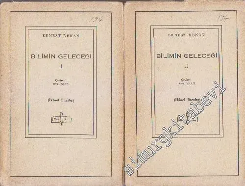 Bilimin Geleceği 2 Cilt TAKIM -        1965
