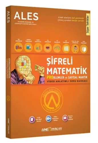 İvme ALES Şifreli Matematik Problemler ve Sayısal Mantık Tamamı Pratik Çözümlü Soru Bankası 2020-YEN