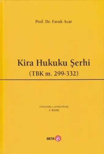 Kira Hukuku Şerhi