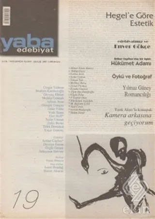 Yaba Edebiyat Dergisi Sayı: 19 Kolektif Yaba Yayınları Satın Al - ekin