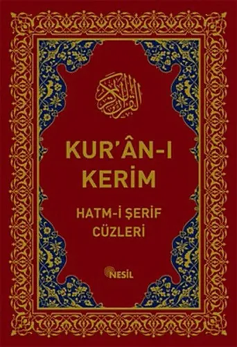 Kur'an-ı Kerim Hatm-i Şerif Cüzleri (Kutulu)