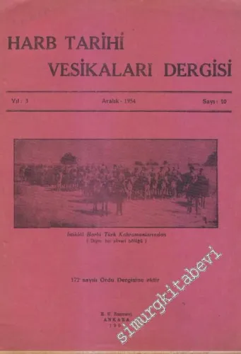 Harb Tarihi Vesikaları Dergisi - Sayı: 10    Yıl: 3   Aralık