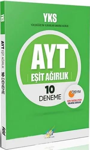 KELEPİR FDD Yayınları AYT Eşit Ağırlık 10 Deneme