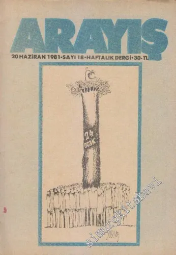 Arayış Haftalık Dergi - Sayı: 18      Haziran 1981