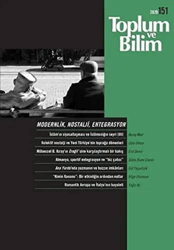 Toplum ve Bilim Dergisi Sayı: 151