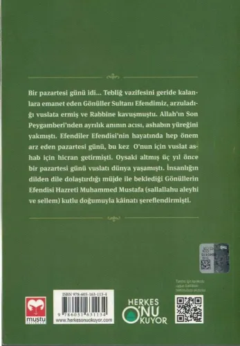 Gönüllerin Efendisi Hazreti Muhammed Mustafa (s.a.v.) Başak Sezgin Muş