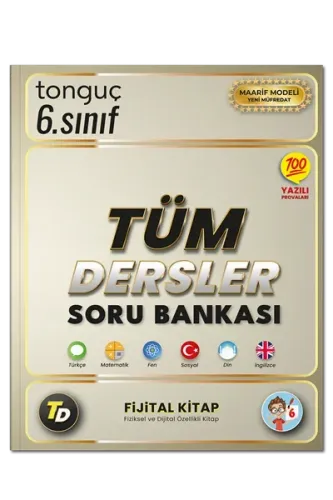 Tonguç Yayınları 6. Sınıf Tüm Dersler Soru Bankası