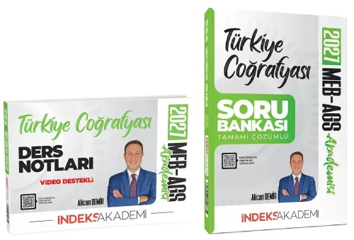 İndeks Akademi 2027 MEB-AGS Türkiye Coğrafyası Video Ders Notları ve S