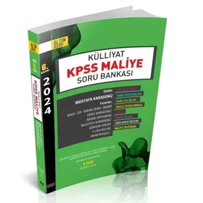 Külliyat KPSS Maliye Soru Bankası 2024